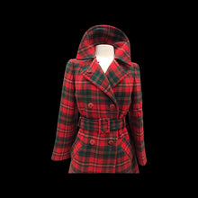 Load image into Gallery viewer, Vintage Tartan Pendleton Plaid Pure Virgin Wool Coat Jacket