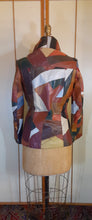 Load image into Gallery viewer, 70s Patchwork Leather Mosaic Jacket Coat Blazer