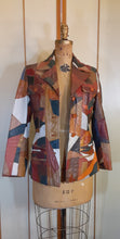 Load image into Gallery viewer, 70s Patchwork Leather Mosaic Jacket Coat Blazer