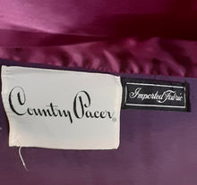 Load image into Gallery viewer, For Susan last payment $222.50 second payment $200 first payment $300 down half- Women's Vintage Coat~ 70s Purple Velveteen Velvet Shearling Tiered Princess Grommet Belted Coat Fit Flare Penny Lane Almost Famous