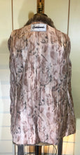 Load image into Gallery viewer, Vintage Coat-- 60s 70s Mink and Leather Coat S/M Mod Jackie Kennedy Mad Men