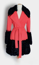 Load image into Gallery viewer, Lilli Ann 60s Mongolian Persian Astrakhan Curly Lamb Shearling S/M Penny Lane Almost Famous Russian Princess Pinup Afghan