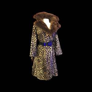 60’s Leopard Print “Cheetah” Coat