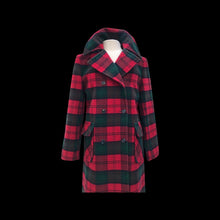 Load image into Gallery viewer, Pendleton Plaid Red Tartan Coat Pure Wool