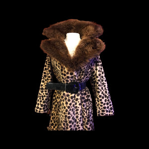 60’s Leopard Print “Cheetah” Coat