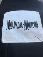 Load image into Gallery viewer, Neiman Marcus Wool Black Fitted Flare Coat Hardware