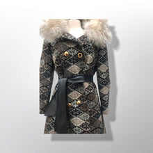 Load image into Gallery viewer, 60’s 70’s Tapestry Shearling Penny Lane Boho Coat