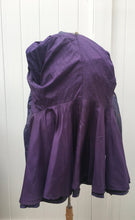 Load image into Gallery viewer, RARE Vintage Women&#39;s Coat- 70s 80s Purple Violet Leather Trench Dress Coat Jacket Studio 54 Fit Flare Spy Length 3/4 Princess Price:
