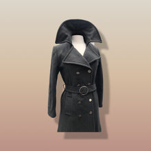 Load image into Gallery viewer, 60’s Vintage Two Tiered Military Coat Wool Long Short Two Length Zip Off