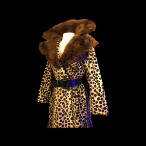 60’s Leopard Print “Cheetah” Coat