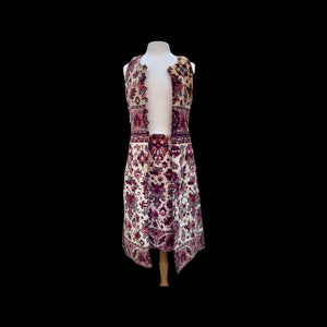 Authentic Anne Klein Vintage 60’s Tapestry Ensemble Coat Skirt Vest Featured in Mad Men