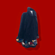 Load image into Gallery viewer, Fur Sheared Beaver Mondriaan Inspired carved intarsia coat Zuki Style