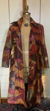 Load image into Gallery viewer, Vintage Coat Leather 70s- Michael Kors Studio 54 Melania Vintage 70s Patchwork Mosaic Leather Duster/Trench/Coat Hippy Small to Medium Up to 38" Bust