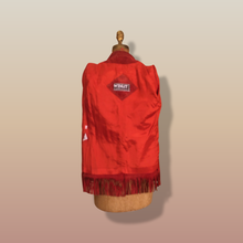Load image into Gallery viewer, 70’s Red Thick Suede Fringe Coat Cowgirl Cowboy Southwestern Native American Style Boho Hippy