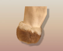 Load image into Gallery viewer, 60’s Camel Coat Printed Vicuna Fur Wool Cashmere Rare Collectible