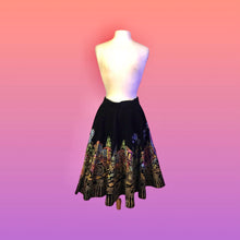 Load image into Gallery viewer, Vintage 50’s Iridescent Velvet Skirt “The Mariachi” Mint Rare Pinup Skirt