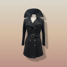 Load image into Gallery viewer, 60’s Vintage Two Tiered Military Coat Wool Long Short Two Length Zip Off