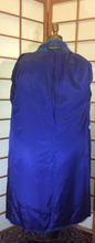 Load image into Gallery viewer, Fuzzy Mohair Wool 70&#39;s 80&#39;s Royal Blue Purple Coat. M/L