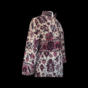 Authentic Anne Klein Vintage 60’s Tapestry Ensemble Coat Skirt Vest Featured in Mad Men