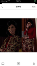 Load image into Gallery viewer, Authentic Anne Klein Vintage 60’s Tapestry Ensemble Coat Skirt Vest Featured in Mad Men