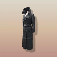 Load image into Gallery viewer, 60’s Vintage Two Tiered Military Coat Wool Long Short Two Length Zip Off