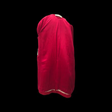 Load image into Gallery viewer, Red Wool Boucle Coat Mink Collar 60s Mad Men