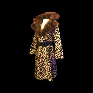 60’s Leopard Print “Cheetah” Coat