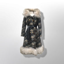 Load image into Gallery viewer, 60’s 70’s Tapestry Shearling Penny Lane Boho Coat