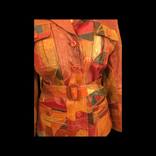 Load image into Gallery viewer, Patchwork 70’s Leather Jacket