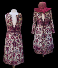 Load image into Gallery viewer, Authentic Anne Klein Vintage 60’s Tapestry Ensemble Coat Skirt Vest Featured in Mad Men