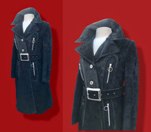 Load image into Gallery viewer, Suede 60’s 70’s Vintage Tailored Couture Coat Made in Spain