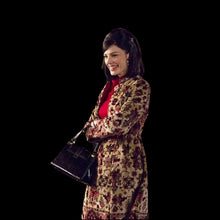 Load image into Gallery viewer, Authentic Anne Klein Vintage 60’s Tapestry Ensemble Coat Skirt Vest Featured in Mad Men