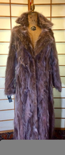 Load image into Gallery viewer, Reversible Pink Suede Fur Coat -Magenta Genuine Made In Paris, DEADSTOCK M/L Penny Lane Made in Paris Afghan Almost Famous