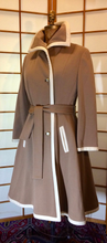 Load image into Gallery viewer, Vintage 1960s Lilli Ann Beige Classic Wool Knit Dress and Matching Coat Set M