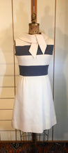 Load image into Gallery viewer, 60s Vintage Coat Dress Lilli Ann Mod Striped A Line Jackie Kennedy