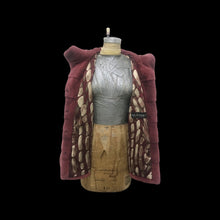 Load image into Gallery viewer, Pink Mauve Muted Mink Coat Bomber Hoodie Casual Elegant With Whole Mink Skins