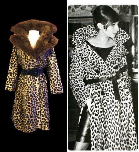 60’s Leopard Print “Cheetah” Coat