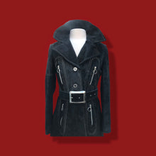 Load image into Gallery viewer, Suede 60’s 70’s Vintage Tailored Couture Coat Made in Spain
