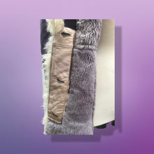 Load image into Gallery viewer, 70’s Vintage Deep Purple Suede and Shearling Boho Princess Penny Lane Coat