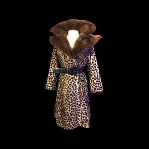 60’s Leopard Print “Cheetah” Coat