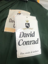Load image into Gallery viewer, Deadstock 70’s Leather Forest Green Trench Spy Coat