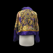Load image into Gallery viewer, Purple Gold Nylon Jacket Windbreaker