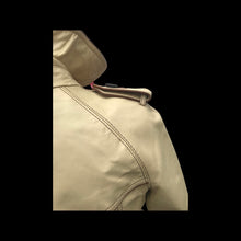 Load image into Gallery viewer, 70’s Cream Beige Leather Spy Trench