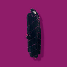 Load image into Gallery viewer, Fur Sheared Beaver Full Length Black Pink Intarsia Carved Zuki Style Coat