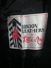 Load image into Gallery viewer, Lilli Ann London 70s Black Suede Shearling Lamb Almost Famous Fit and Flare Russian Princess Petite Penny Lane Coat Small