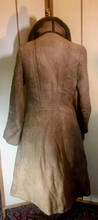 Load image into Gallery viewer, Suede Sheepskin Shearling Penny Lane Coat Princess Fit and Flare Almost Famous Small Boho Hippy Bohemian Made in England