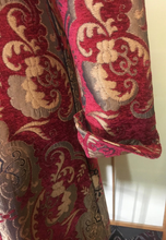 Load image into Gallery viewer, Red Gold Velvet Tapestry Carpet Coat Princess Light Small Medium Spring Fall Holiday