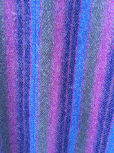 Load image into Gallery viewer, Vintage 60’s 70’s Wool Cape in Purple, Blue, Magenta Long Poncho