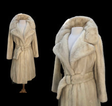 Load image into Gallery viewer, Pearl Mink Princess Pleated Coat Belted Fit and Flare Pinup