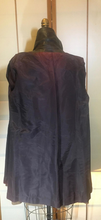 Load image into Gallery viewer, Mod 60s Suede and Leather Peacoat Trench Double Breasted Fit Flare Princess Twiggy S/M